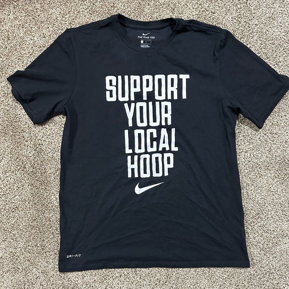Support your local hoop Nike dri-fit t-shirt - Picture 1 of 3